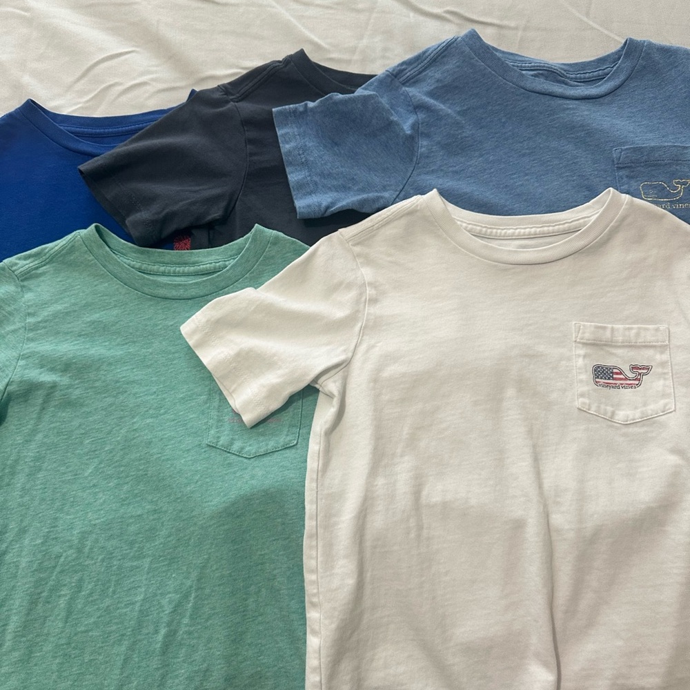 Boys Vineyard Vines Multicolor Tee Lot Size 5
